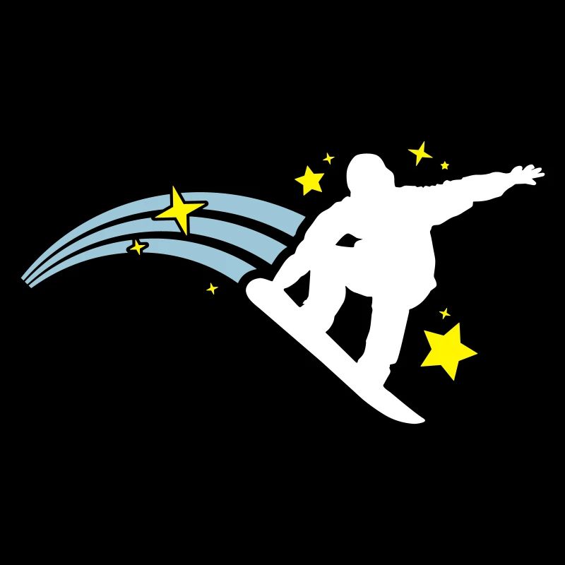 Snowboarder Silhouette Snowboard