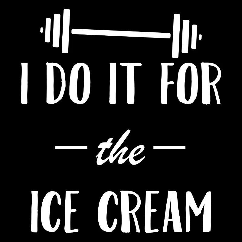 Eis essen Workout Training Foodie Lustiges
