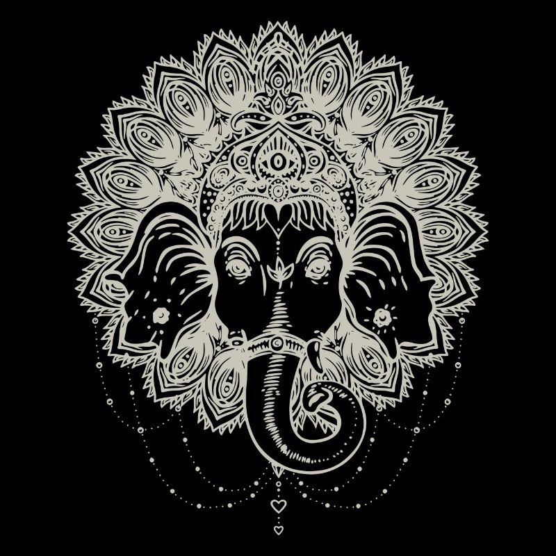 Sak Yant Thai Tattoo Elephant Cool Gift