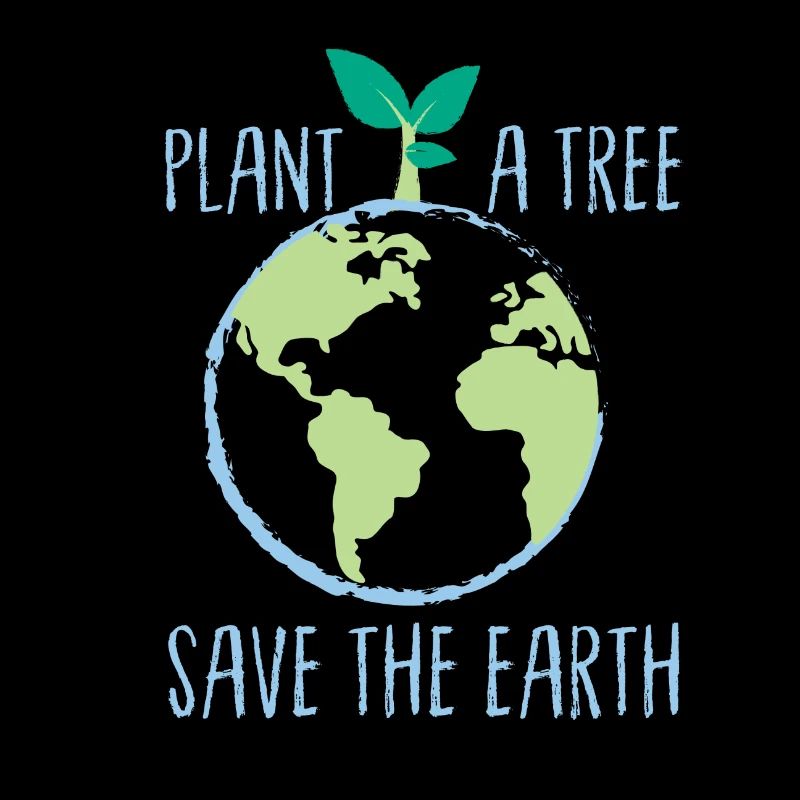 Plant a tree save the earth Climate change