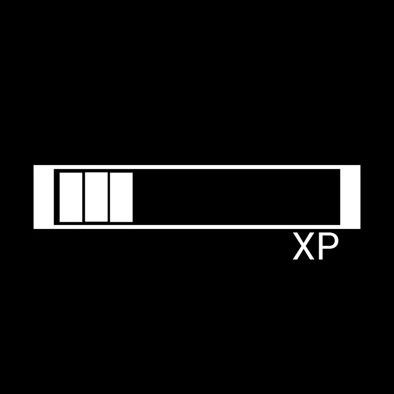 XP experience points design for nerd and geek