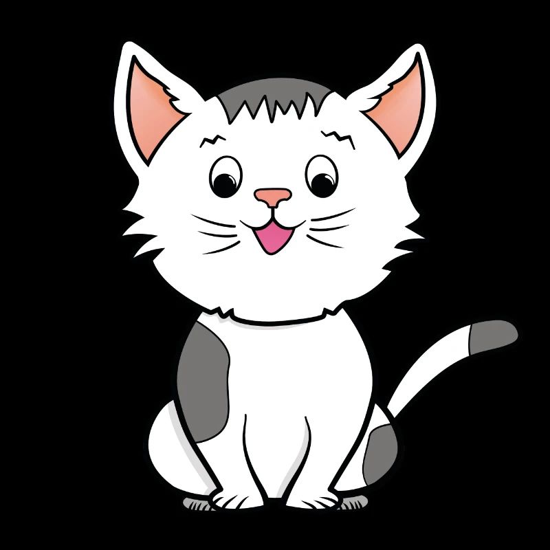 Süße Comic Katze