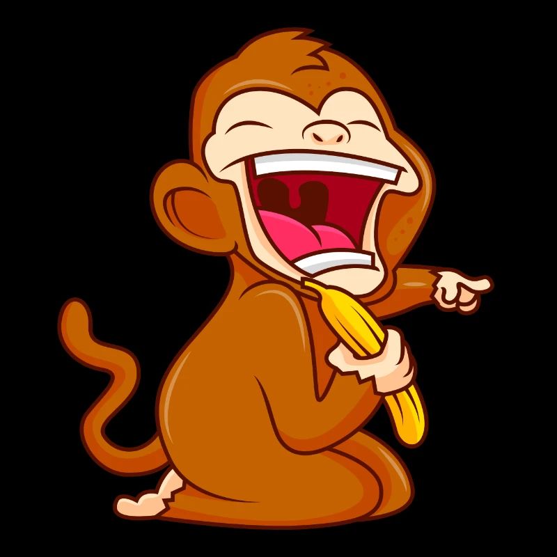 monkey banana funny comic baby monkey
