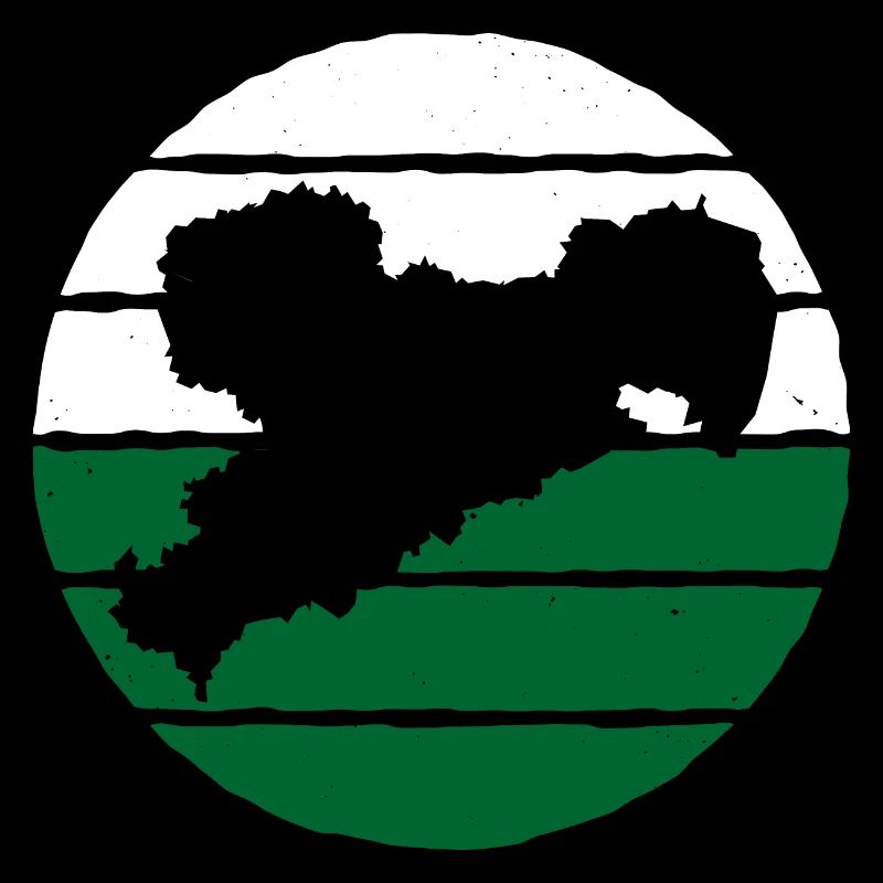 Saxe drapeau en contours Drapeau saxon Ossi SN