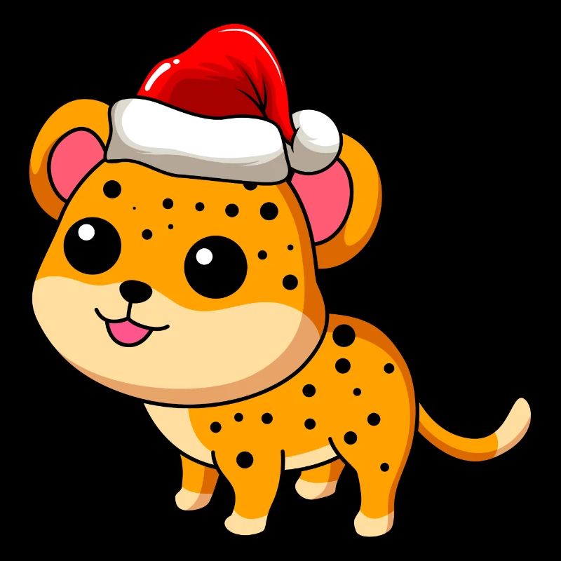 Léopard Comic Christmas