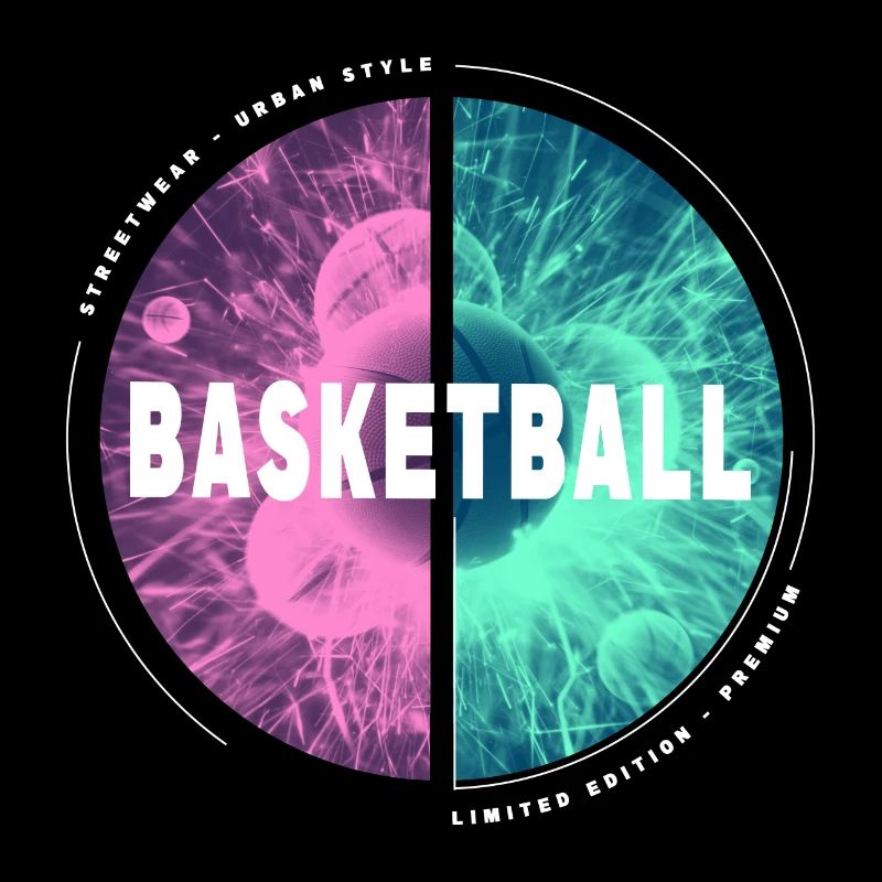 Basketteur Basketteur Dunking Sport Vintage
