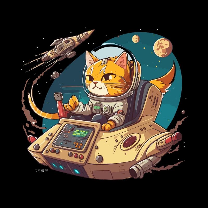 Capitaine de chat de l’espace