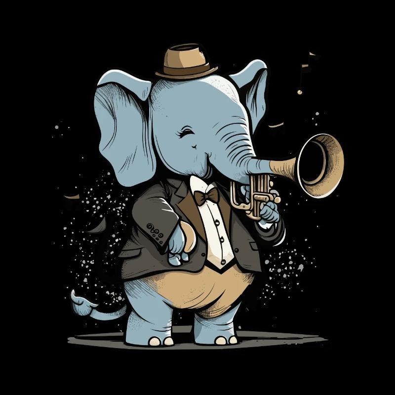 Jazziger Elefant