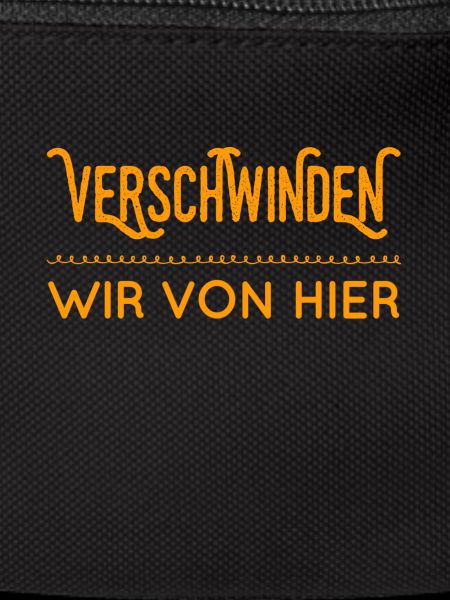 verschwinden wir