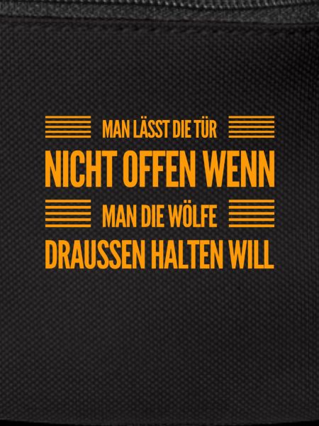 halte die Wölfe draußen