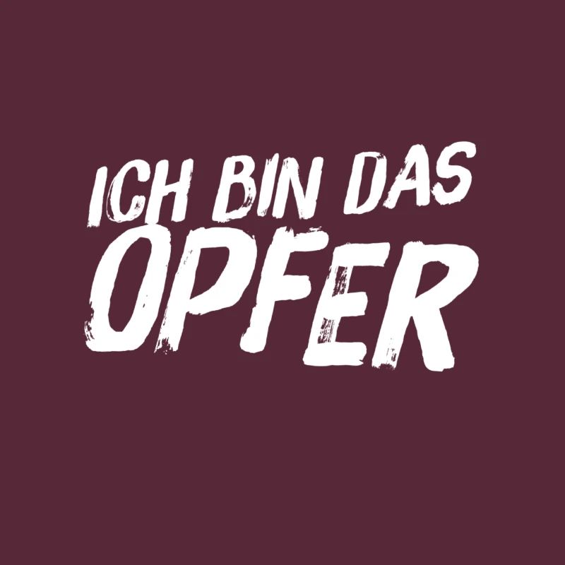 vor dir steht ein Opfer