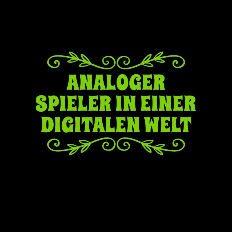 ich mag es analog