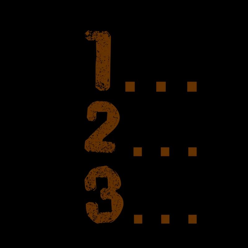 I'm counting to three