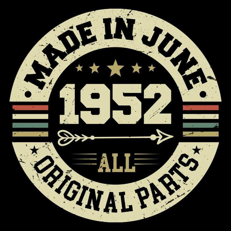 Juni 1952 Geburtstagsgeschenk Juni 1952 Juni 1952