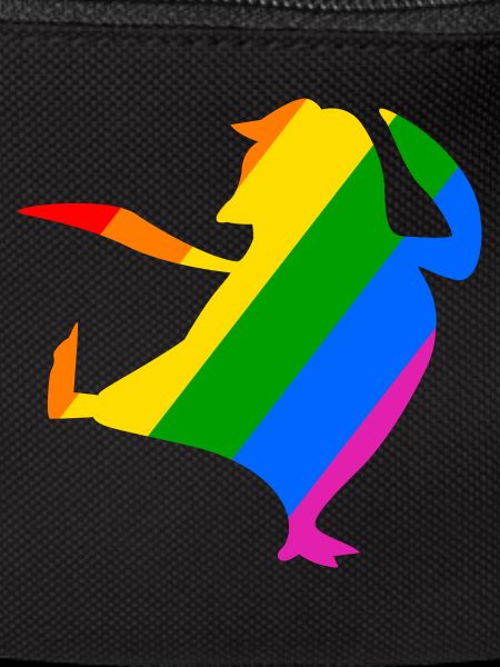 Rainbow Penguin Does Karate