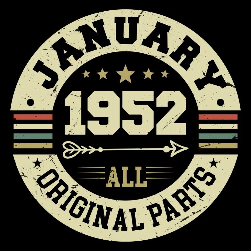 Janvier 1952 - Anniversaire en janvier 1952