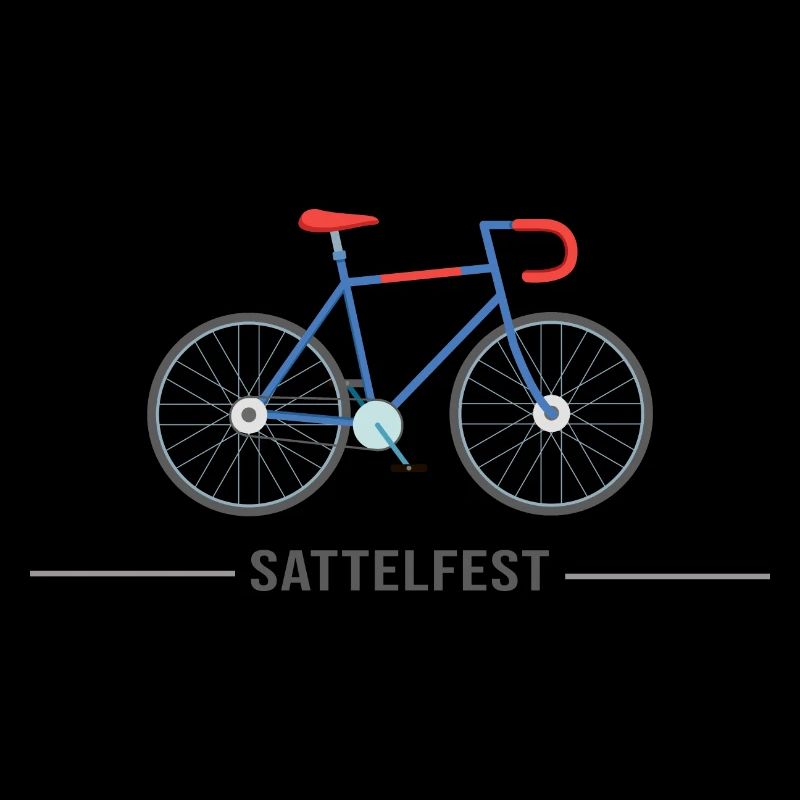 Vélo Vélo de route Vélo « Sattelfest » Selle de vélo