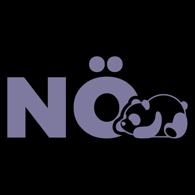 Geschenk Panda Bär Tier Sprüche Retro Vintage