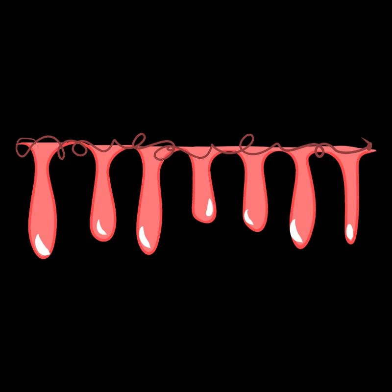line red slime pattern stroke
