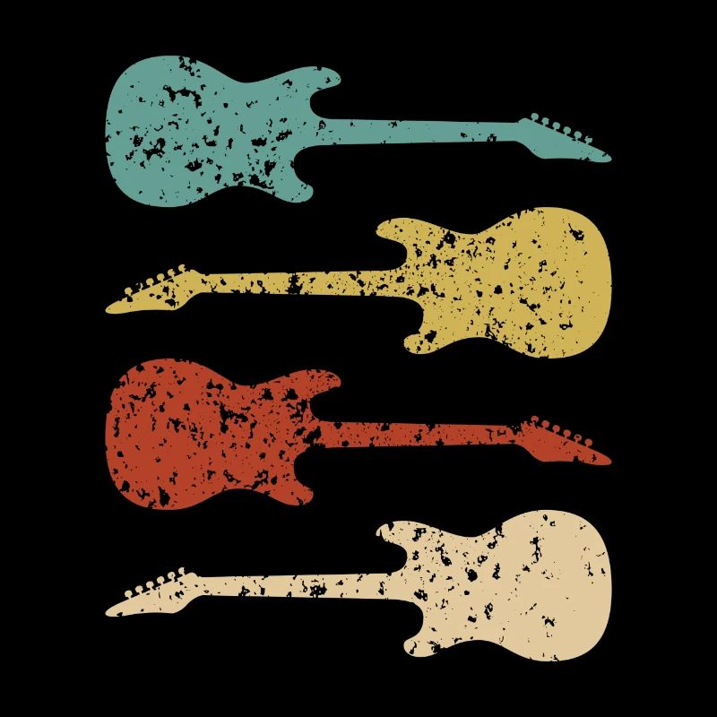 Electric Guitar Vintage Gift