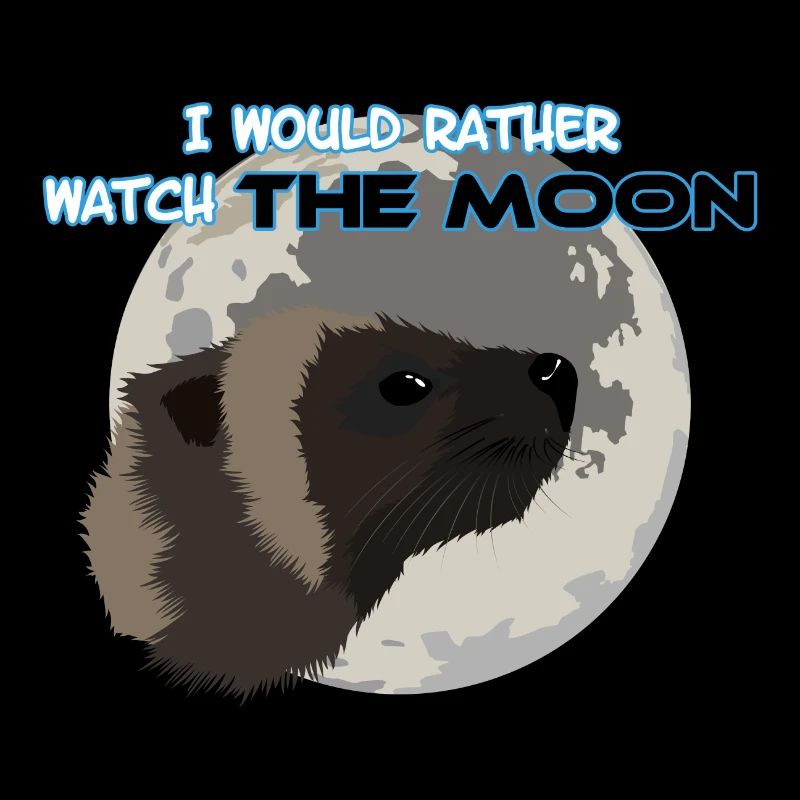 Wolverine and moon