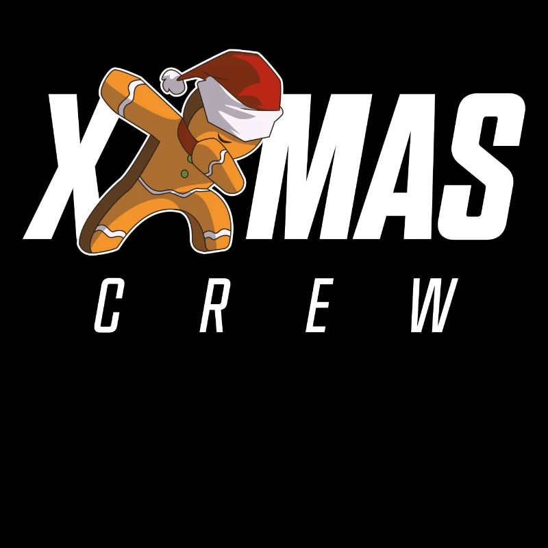 Lebkuchenmann Dab Crew Weihnachten