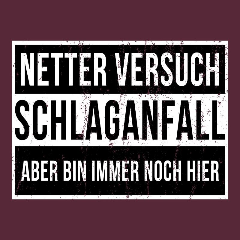 Netter Versuch Schlaganfall Motivation Geschenk