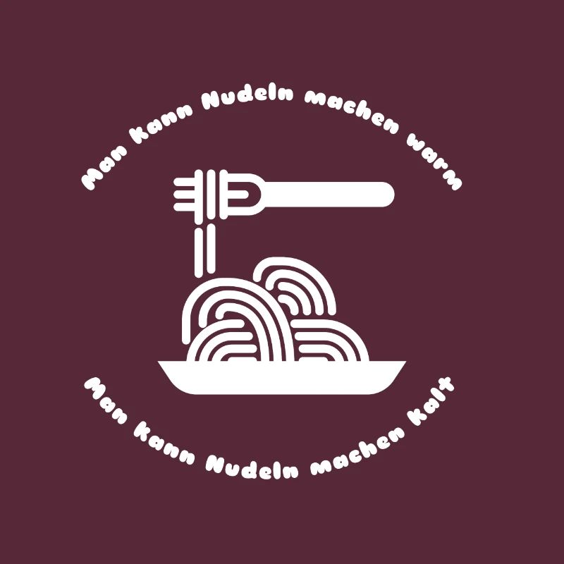 Mann kann Nudeln machen warm oder kalt