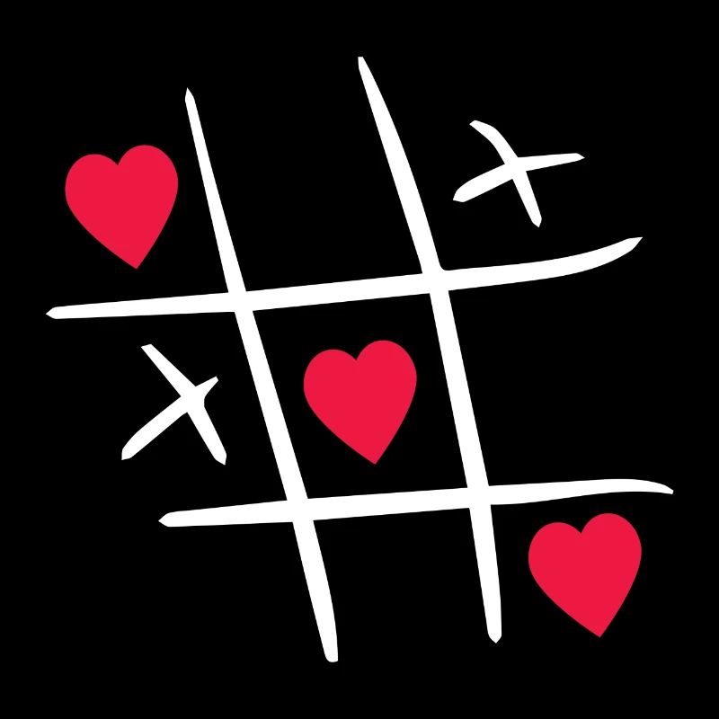 Tic-Tac-Toe Saint Valentin cadeau Saint Valentin