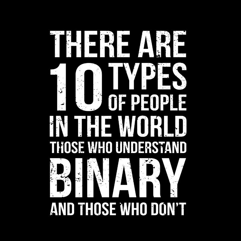 Il existe 10 types de personnes dans le code mondial