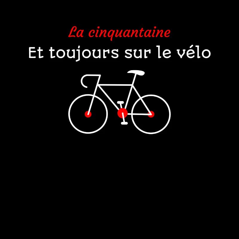 La cinquantaine et toujours sur le vélo