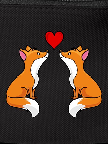 fuchs comic liebe herz paar