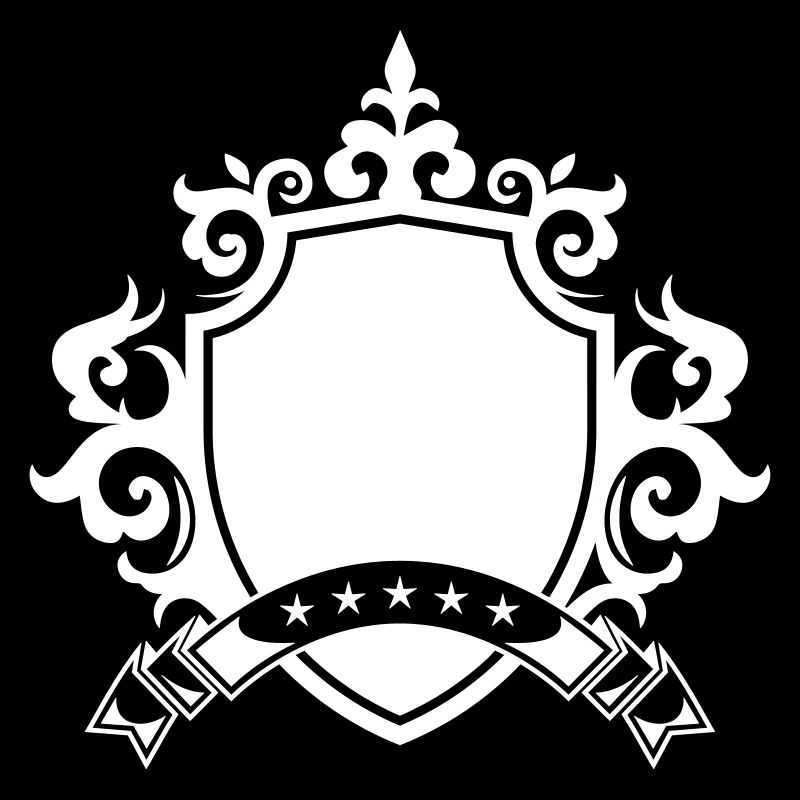 Blason symbole d’ornement symbole