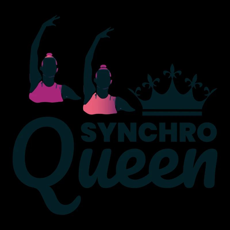 Synchro Schwimmer Synchronschwimmen Lustig