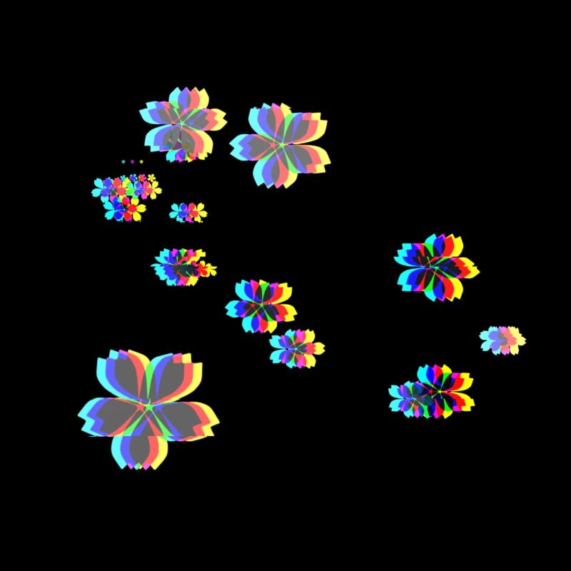 flowers 3d effect flower symbol