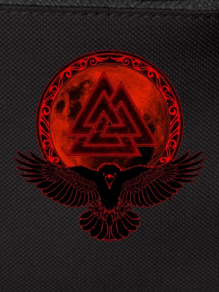 Raven Valknut Full Moon