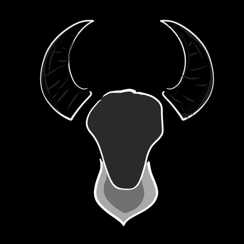 symbole de cornes de taureau bélier animal