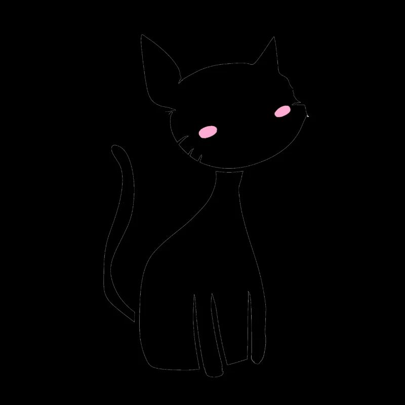 symbole de chat mignon dessin animé animal de compagnie