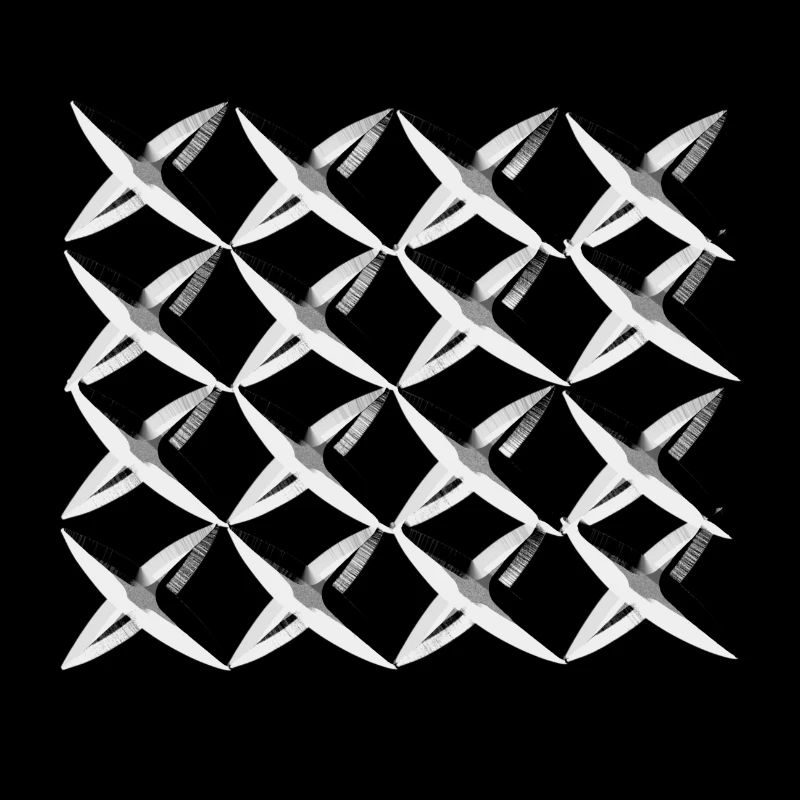 motif de croix de filet gris