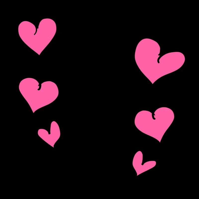 pink hearts pattern