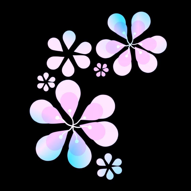 rosa blumen muster symbol form blüten