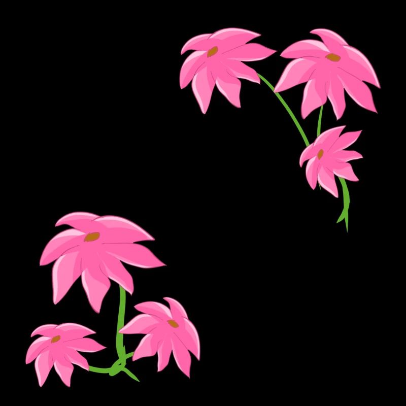 muster rosa blumen pflanzen