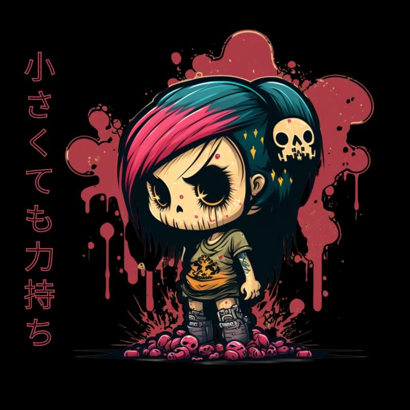 Anime Chibi Urban Graffiti | Klein aber oho