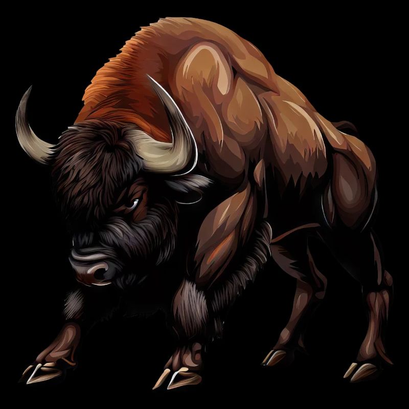 Vache, Buffle, Taureau, Bison - Conception animale
