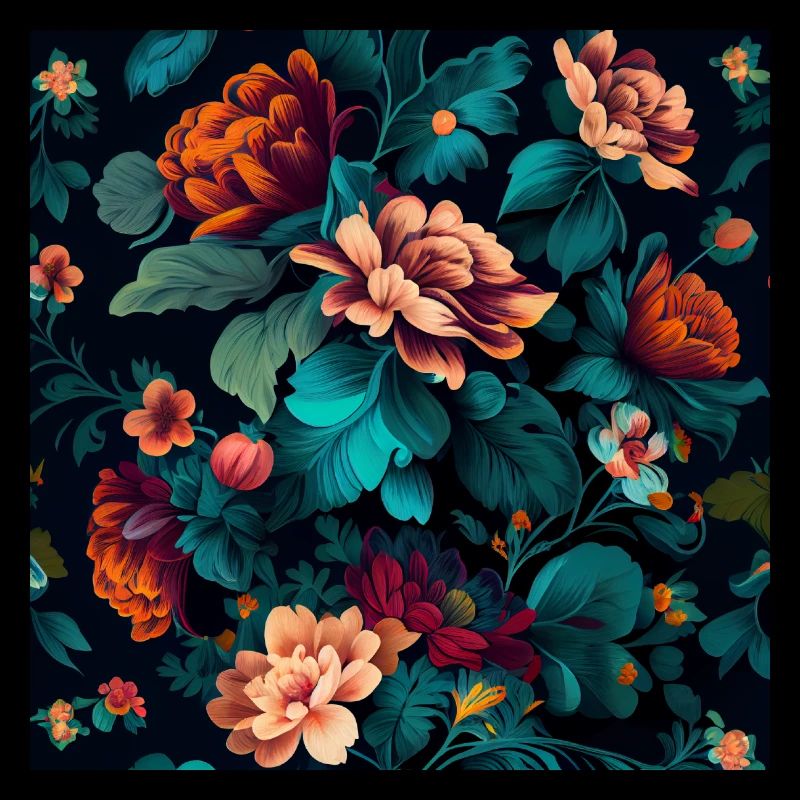 Motif de fleurs botaniques