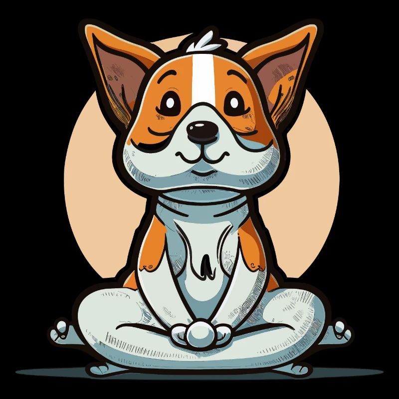 Poses de chiot