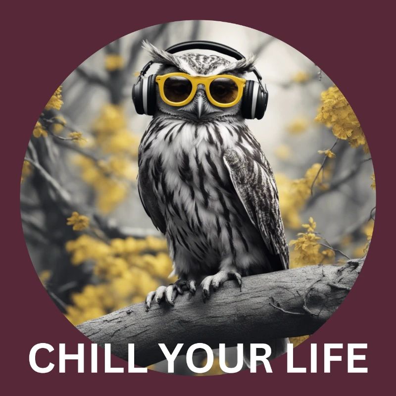Coole Eule chillt