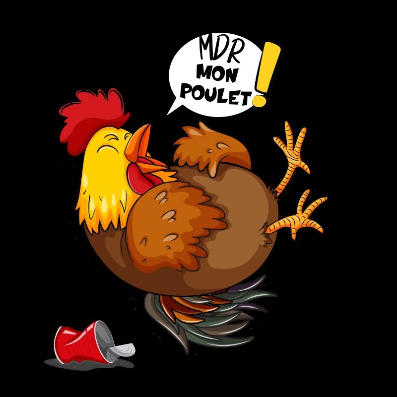 Le Poulet Cartoon Mort de rire (mdr)