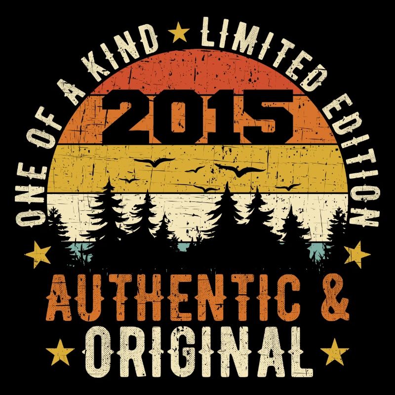 Original 2015 Cadeau D'anniversaire 2015 Authentic