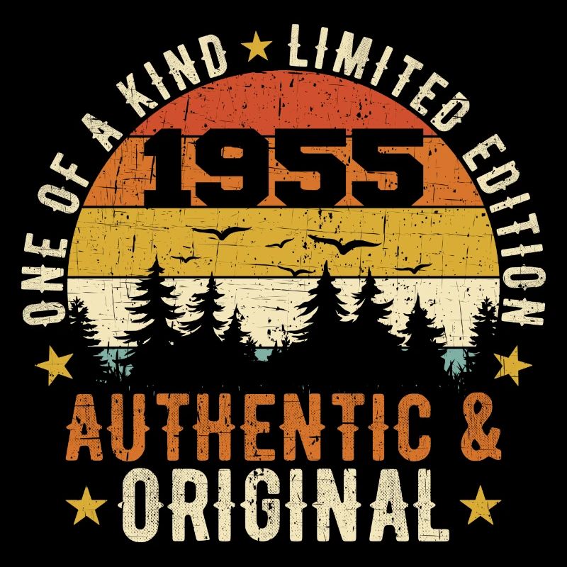 Original 1955 Cadeau D'anniversaire 1955 Authentic
